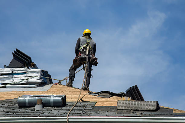 Professional Roofing technician working in Elwood, UT